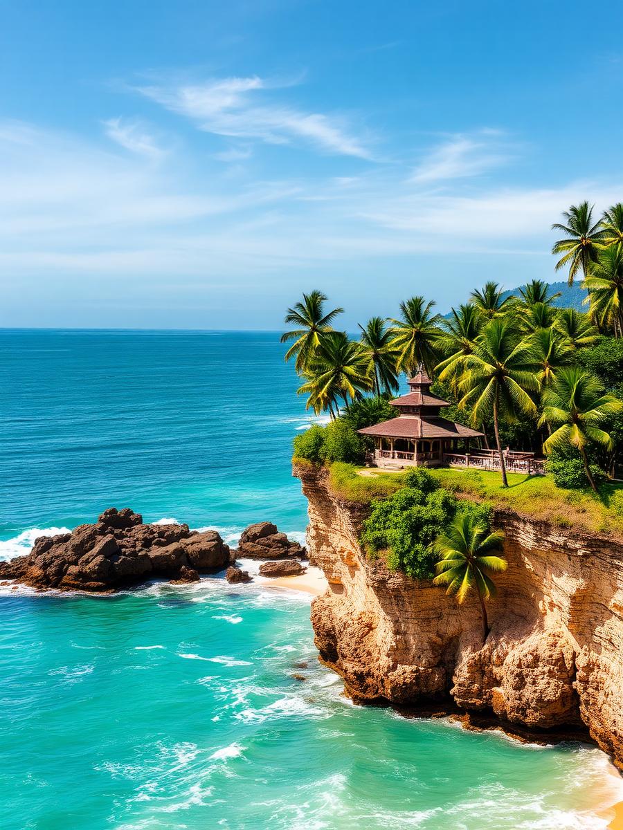 Bali coastline