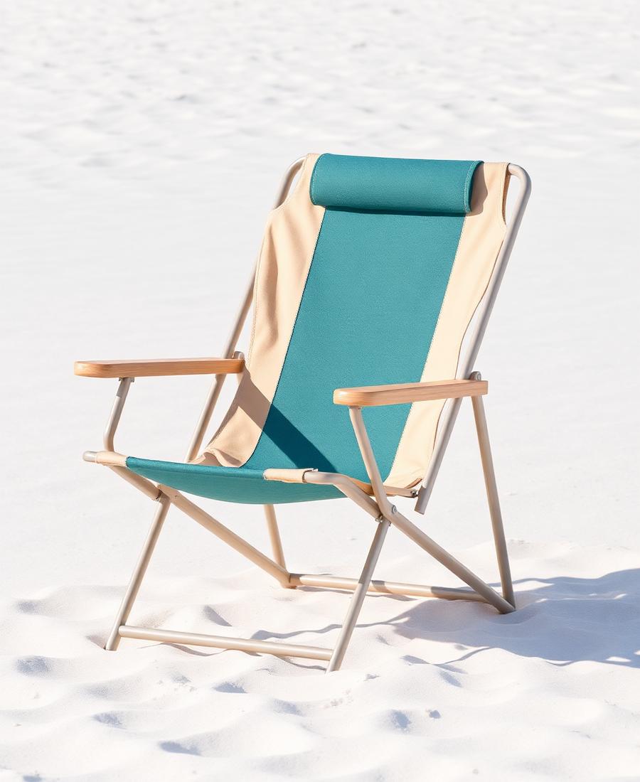 Low-Profile Backpack Beach Chair